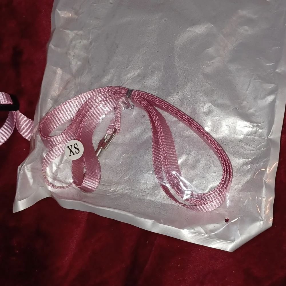 Small Pink Kitten & Cat Harness/ Lead Set